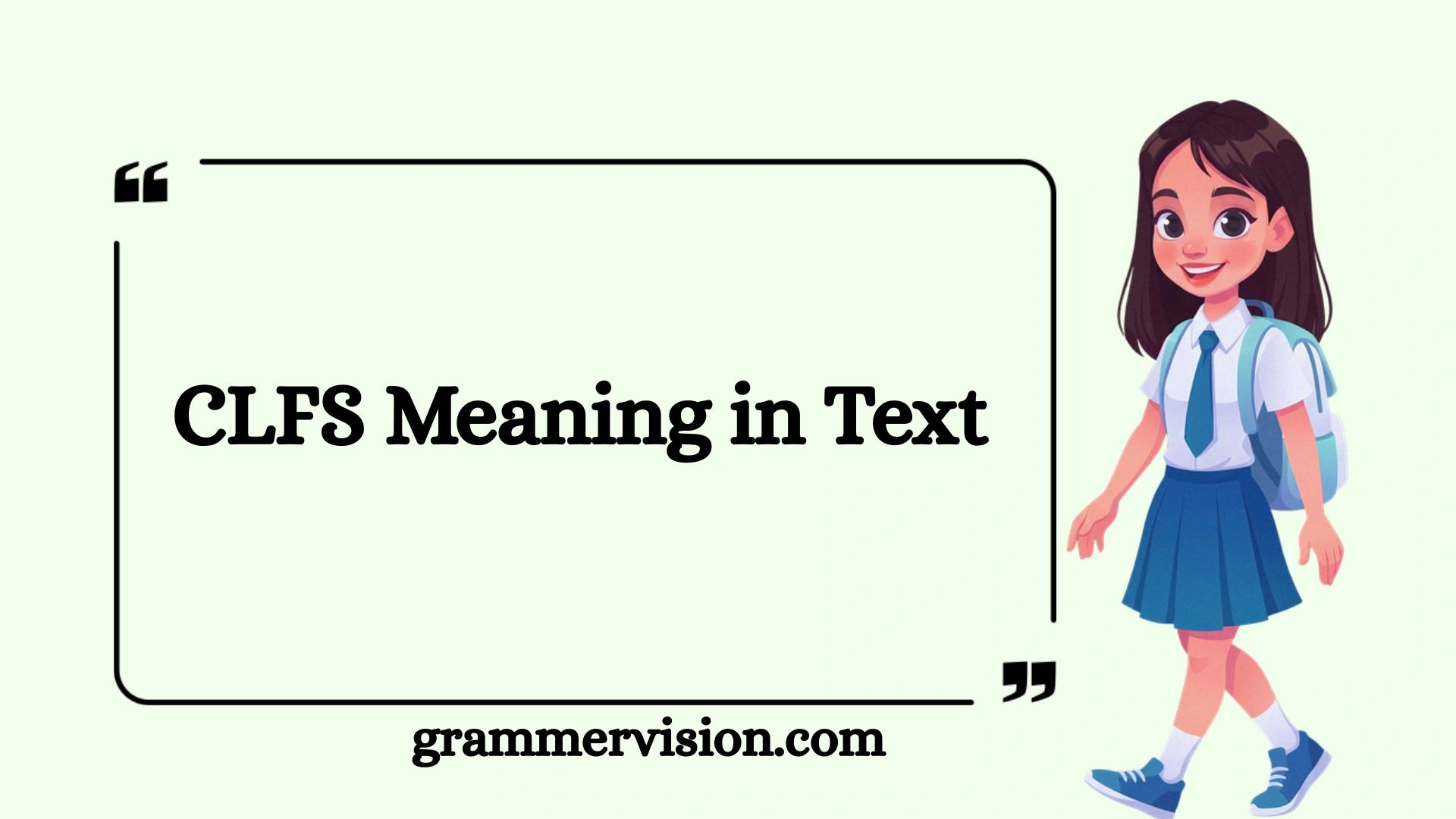 CLFS Meaning in Text: