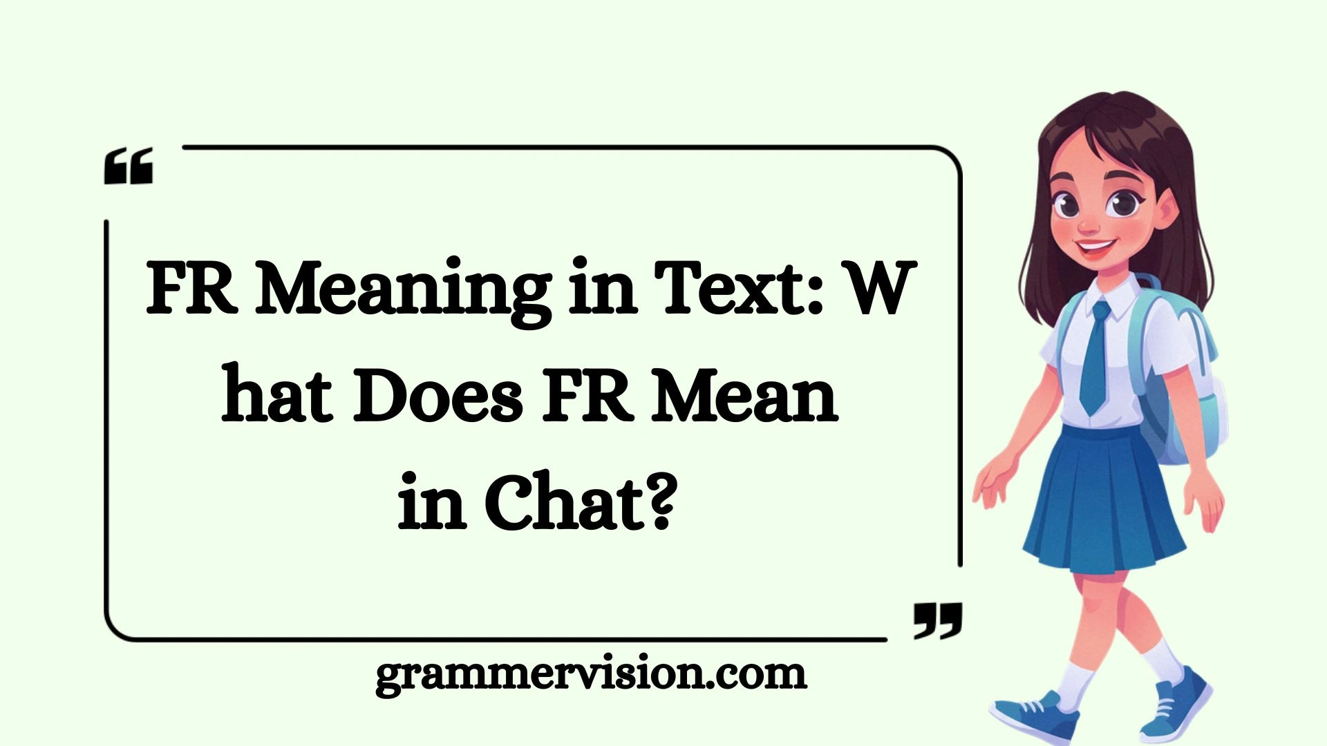 FR Meaning in Text: What Does FR Mean in Chat?