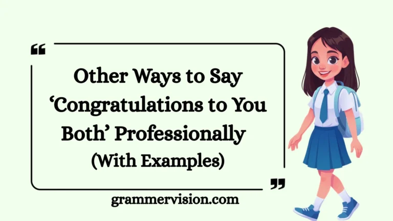 Other Ways to Say ‘Congratulations to You Both’ Professionally