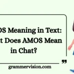 AMOS Meaning in Text: What Does AMOS Mean in Chat?