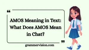 AMOS Meaning in Text: What Does AMOS Mean in Chat?