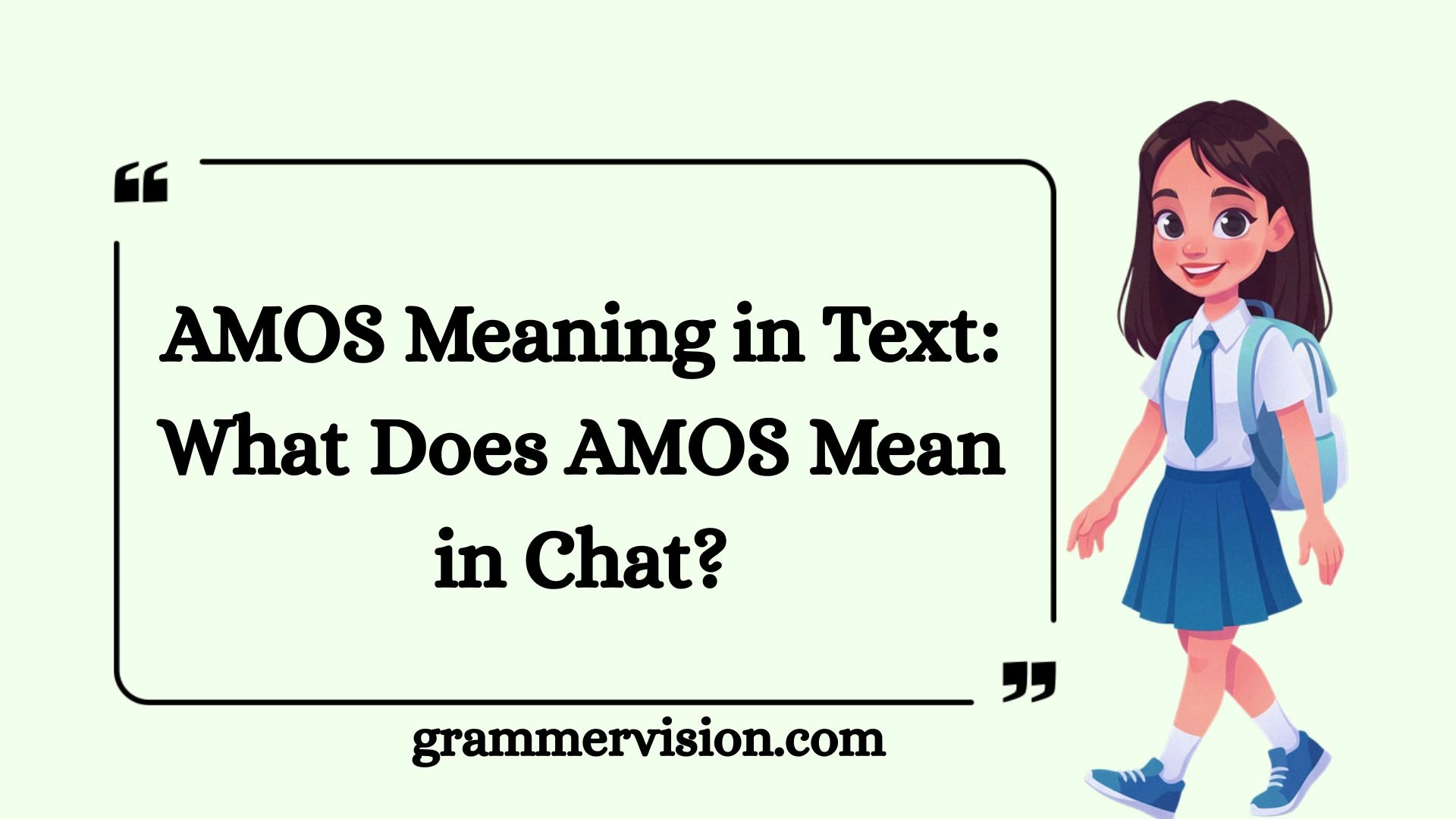 AMOS Meaning in Text: What Does AMOS Mean in Chat?