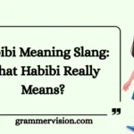 Habibi Meaning Slang: What Habibi Really Means?