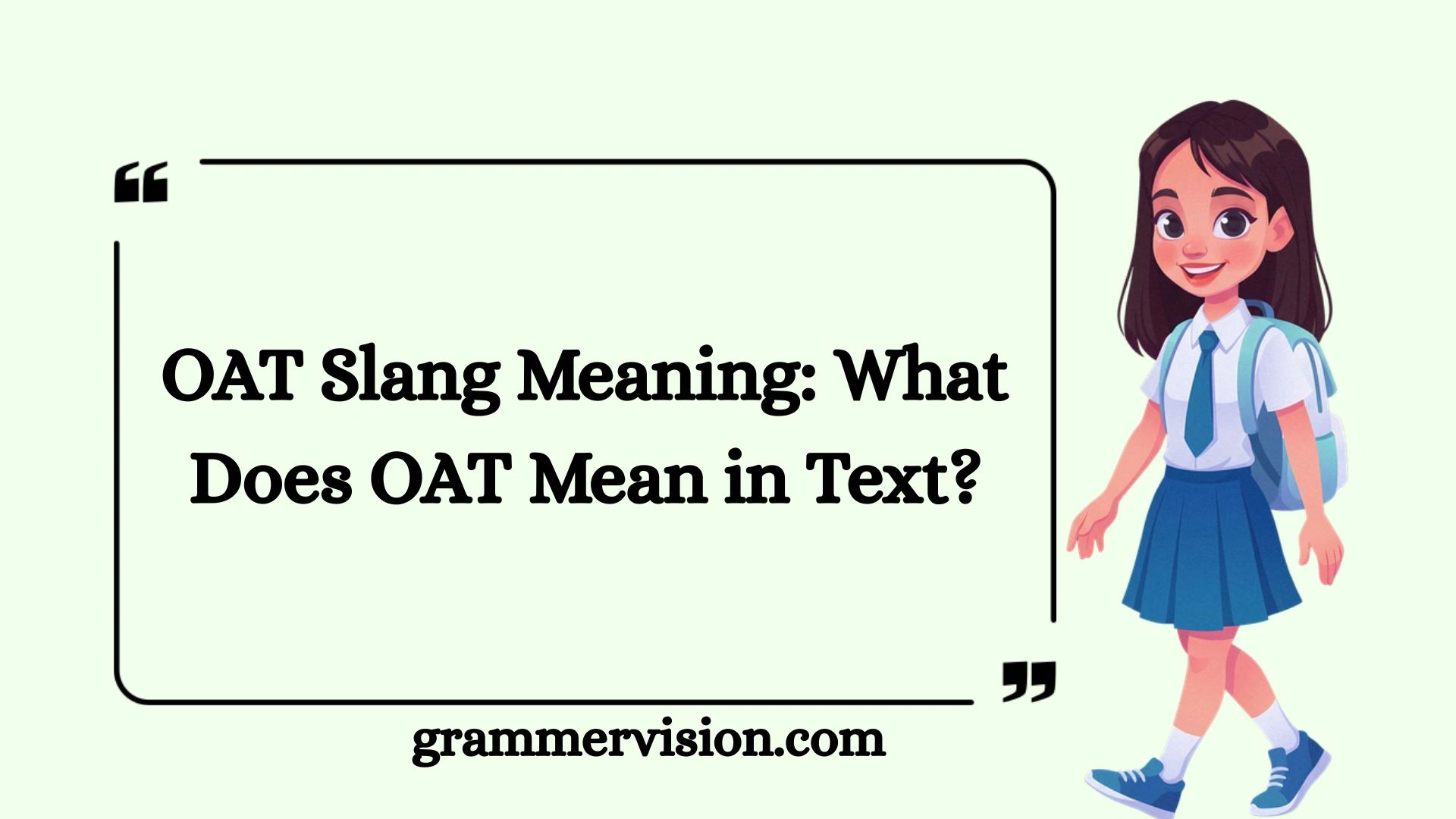 OAT Slang Meaning: What Does OAT Mean in Text?