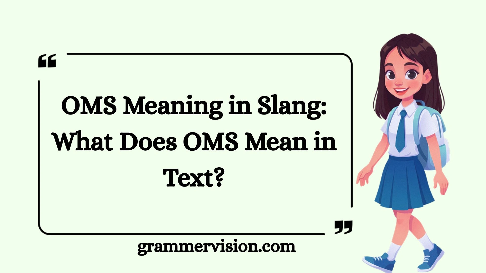OMS Meaning in Slang: What Does OMS Mean in Text?