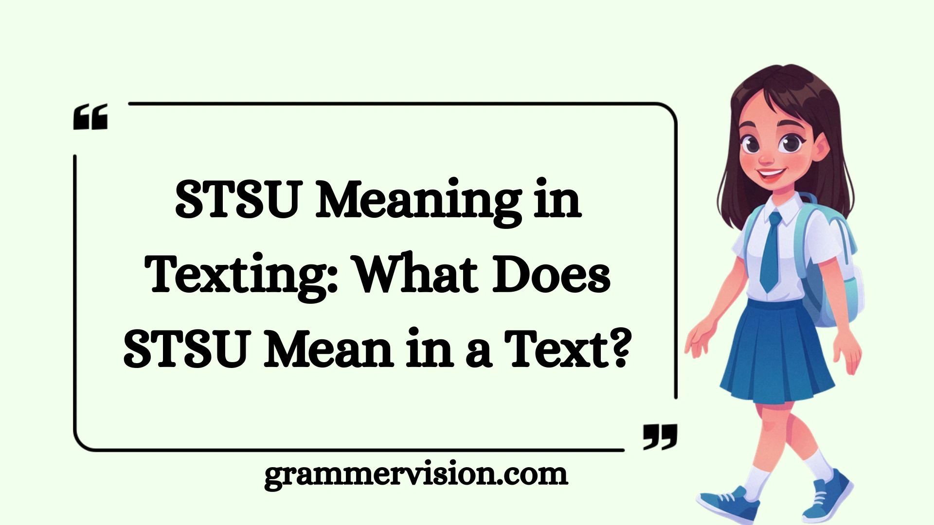 STSU Meaning in Texting: What Does STSU Mean in a Text?