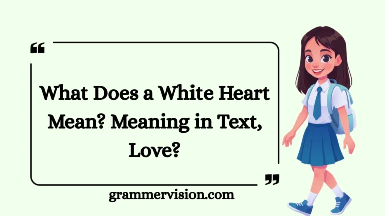 What Does a White Heart Mean? 🤍 Meaning in Text, Love?
